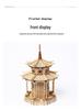 3D Wooden Octagonal Pavilion Puzzle: Classical Chinese Garden Mortise & Tenon Educational Toy