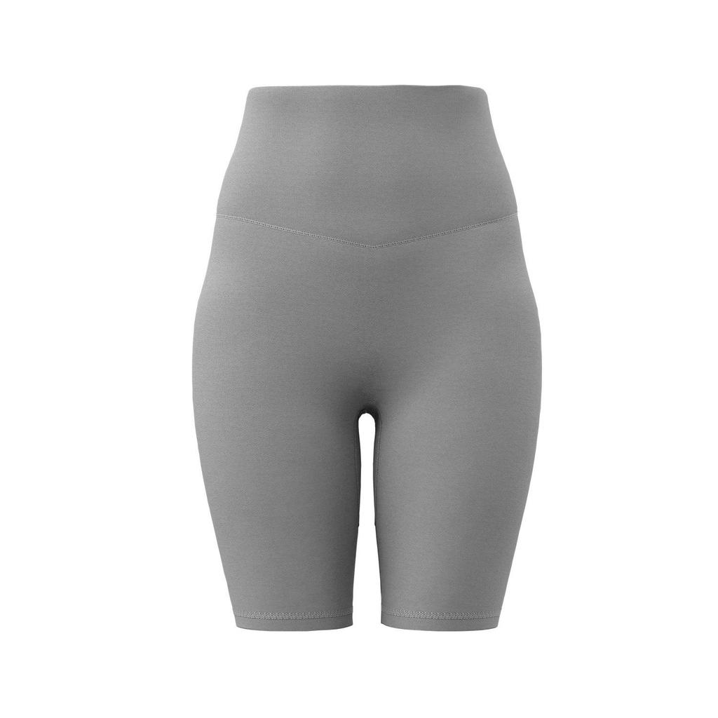 High-Waist Nude Yoga Shorts - Seamless, Hip-Lifting, Women's Fitness Wear