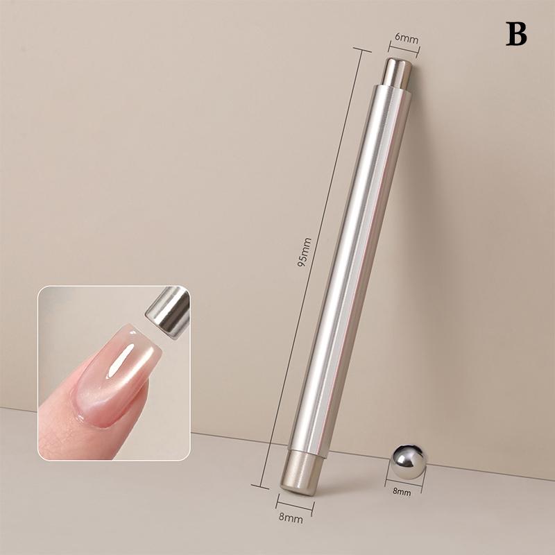 Strong Magnetic Long Double Head Nail Magnet Sticks Tool Magnetic Cat Eye Gel Polish Nail Art Pens For DIY Salon Studio Or Home