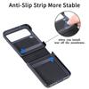For Sumsung Z Flip3 Case Luxury Splicing Leather Texture Phone Cover For Samsung Galaxy Z Flip3 Flip3 5g Shockproof Bumper Coque