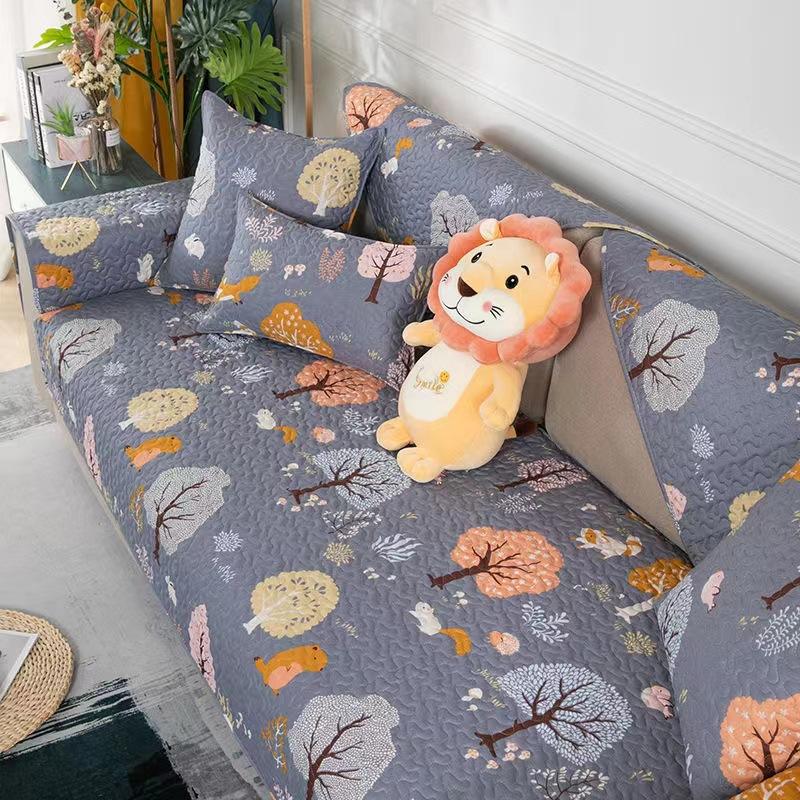 

Хлопковая подушка для дивана, чехол для дивана, тканевый чехол, Нескользящий чехол для четырех сезонов, универсальные подушки для сидений, милые простые скандинавские 70*70