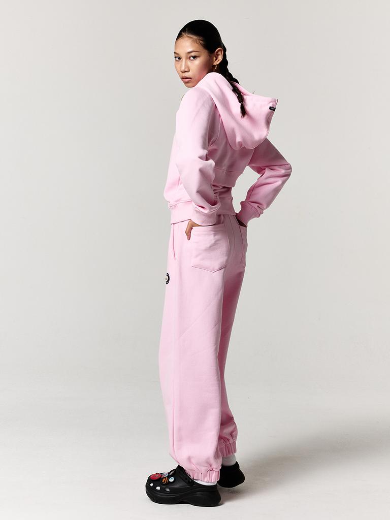 ASIF CALIE Wide Jogger Pants Pink