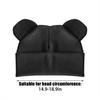 Baby Cap Cotton Unisex Baby Hat Elastic Black Ear Newborn Cap Head Scarf for Spring Autumn