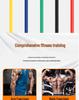11-Piece Adjustable Multifunctional Resistance Band Set for Latissimus Dorsi Exercise and Training