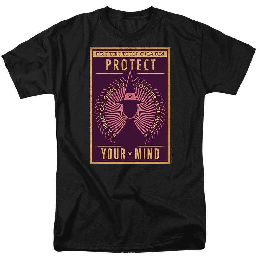 Fantastic Beasts - Protect Your Mind - Adult Unisex Short Sleeve T-Shirt - Black 2XL