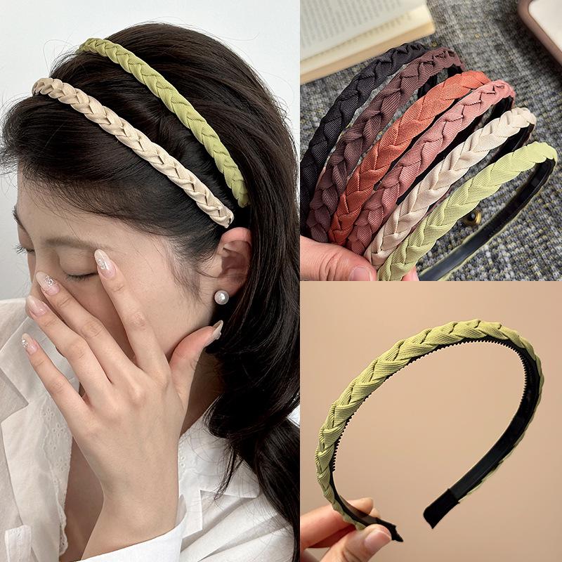 High-End Non-Slip Twisted Hair Headband for Women – Perfect for Washing Face, 2025