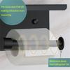 Stainless steel wall mounted tissue holder with smartphone and keyboard holder - space saving design, polished surface