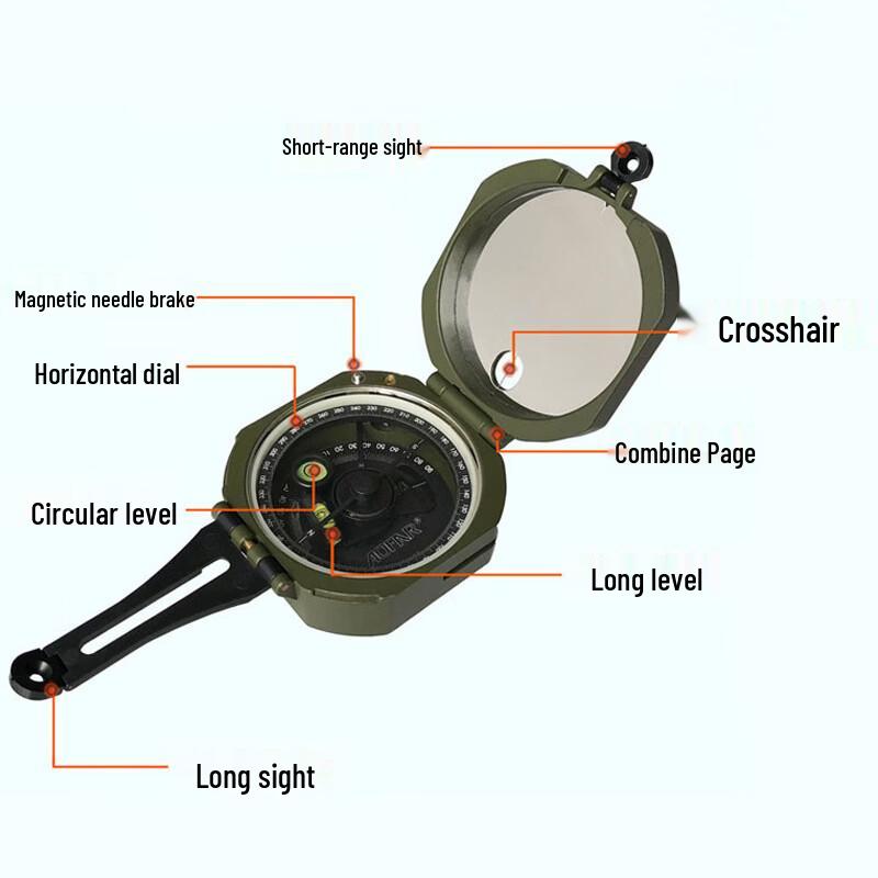 

Multifunctional Zinc Alloy Compass