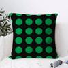 Hot selling black and green Cushion Cover Breathable Linen Pillow Cover SkinFriendly Home Decor Pillowcase with Hidden Zipper