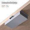 Self-Adhesive Hidden Storage Box Under the Table Makeup Organizer Under Desk Storage Drawer Organizer Box Stationery Storage