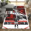 Ronaldo Cr7 Football Legend Floor Mat Design for Study Room Game Room Foyer Kitchen Antislip Carpet Decorate Offices Best for Christmas