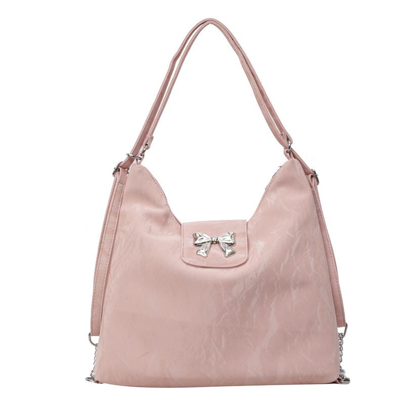 

Tote Bag Women s New Large-capacity Commuter Backpack Fashionable Versatile Shoulder Bag розовый