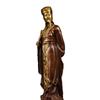 Brass Liang Figurine Wudong Master Zhuge Kongming Bronze Statue Home Decor Auspicious Craft Gift Office Decoration