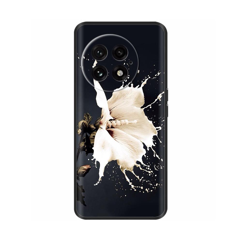 Luxury Case For OnePlus 13 Phone Case Shockproof Black Silicone Soft Back Cover Coque For OnePlus 13 PJZ110 Case Fundas Housing