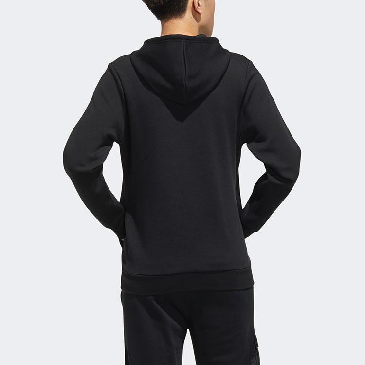 Adidas Neo Disney Collaboration New Year Limited Edition Mickey Mouse Graphic Hoodie Men Hoodie Black GE7769