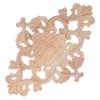 Carved Onlay Wood Applique Decoration Ornaments for Crafts Unpainted Frames The Flowers
