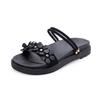 Blumen-Sandalen Damen Ins Tide Fairy Wind 2025 Sommer Neu Flach Mode Vielseitig Internet-Berühmtheiten Zwei Tragevarianten Römerschuhe
