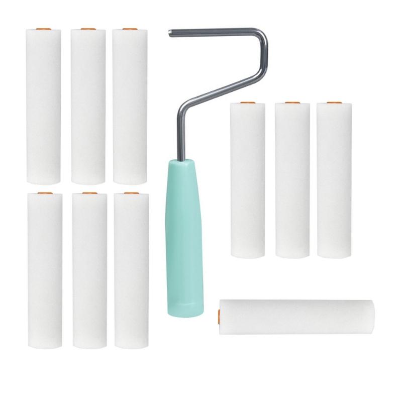 Sponge Cleaning Rollers with Ergonomic Thumb Grip Foam Paint Roller for Tile Glass Plastic Surfaces Maintenance