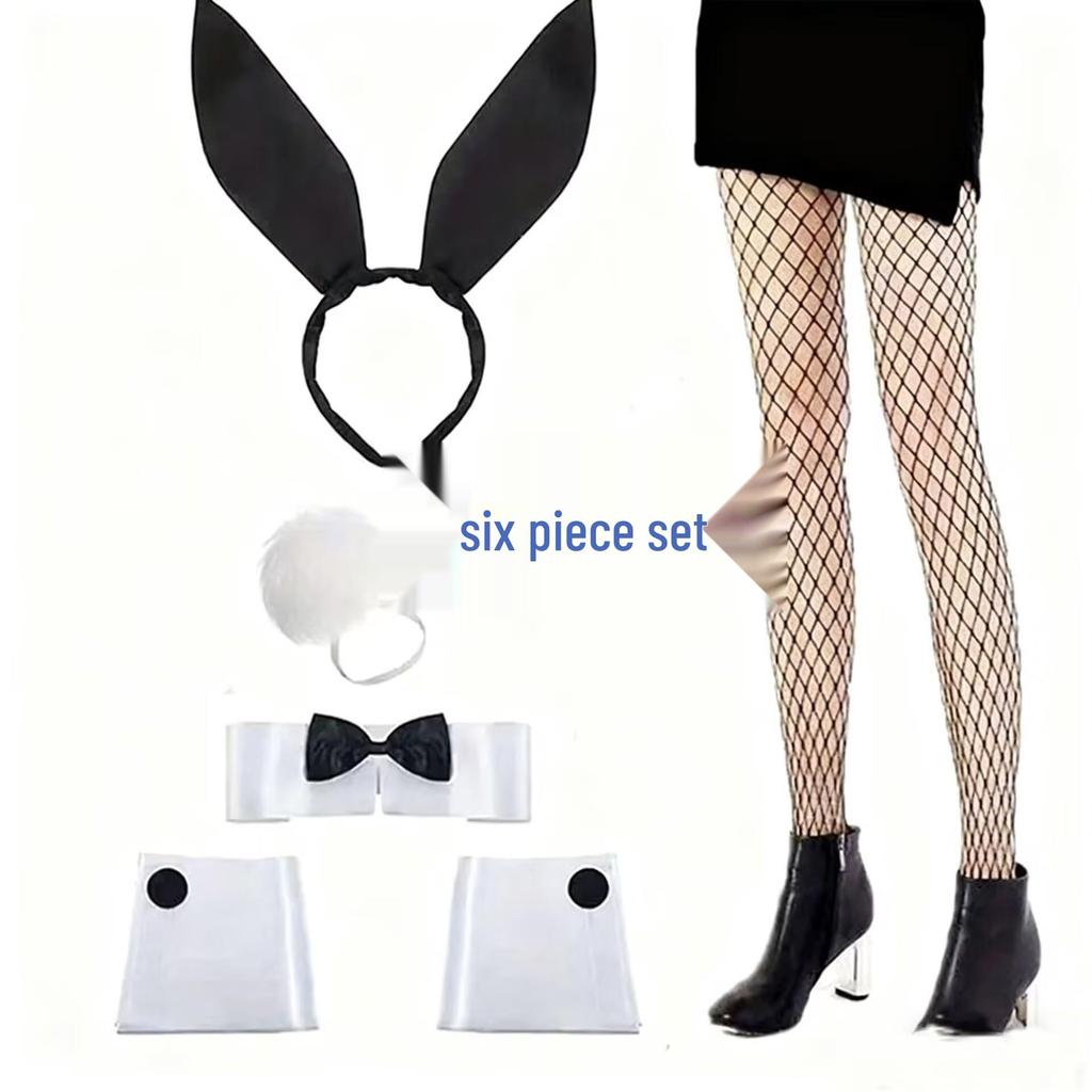 Cross-Border Bunny Ears Headband Set for Easter & Halloween