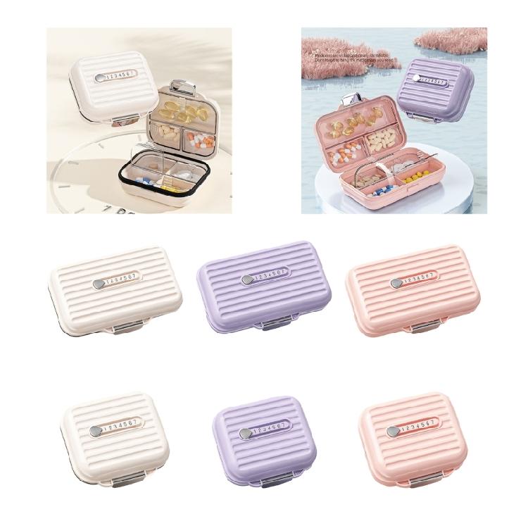 Medicine Box Pills Container Travel Pills Box Small Pills Case Medication Holder Jewelry Storage Box