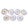 30Pcs/Set Colorful Heart Leaf Star Shawl Hijab Pins Abaya Scarf Brooches Jewelry