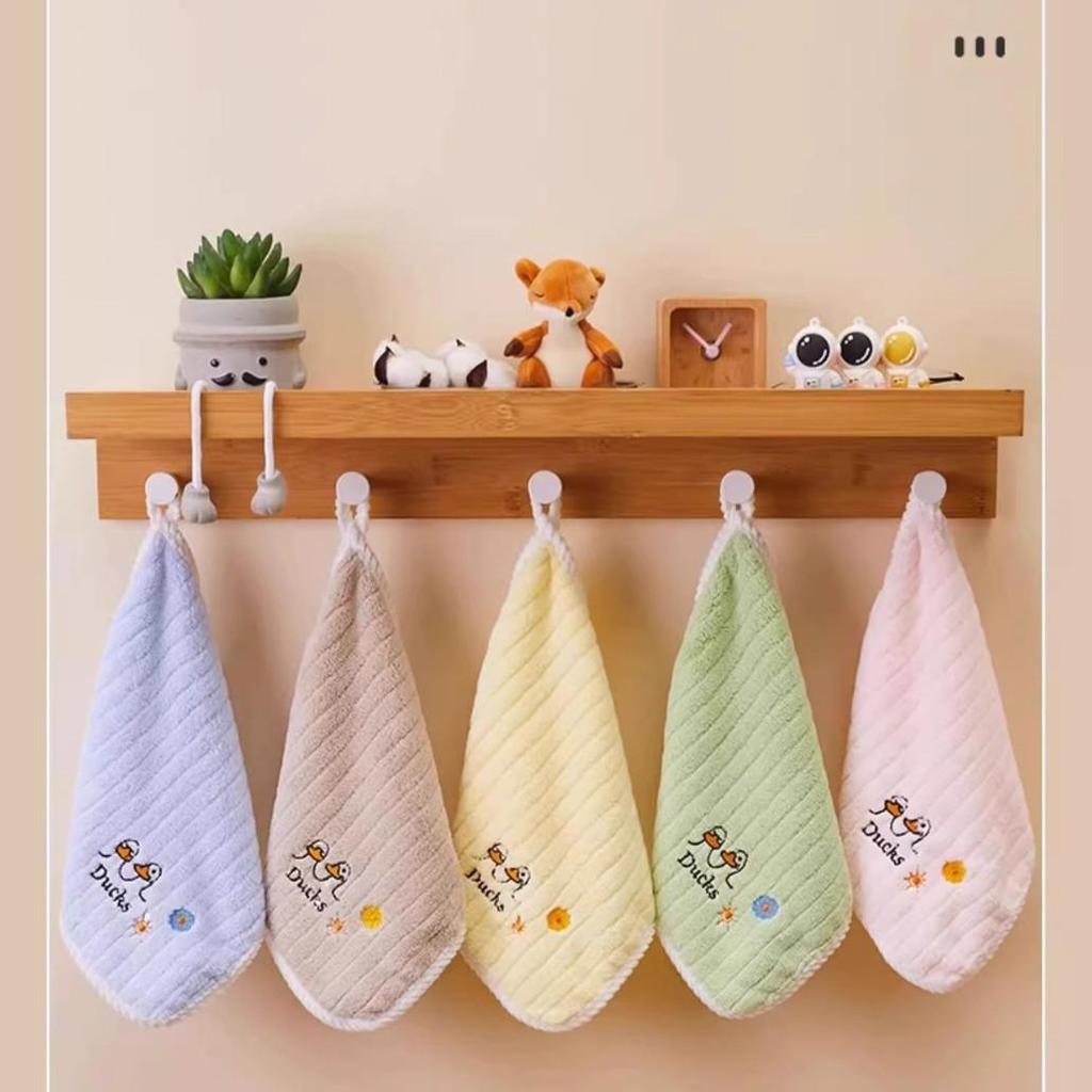 Kids' Soft Absorbent Cotton Face Towel for All Seasons
