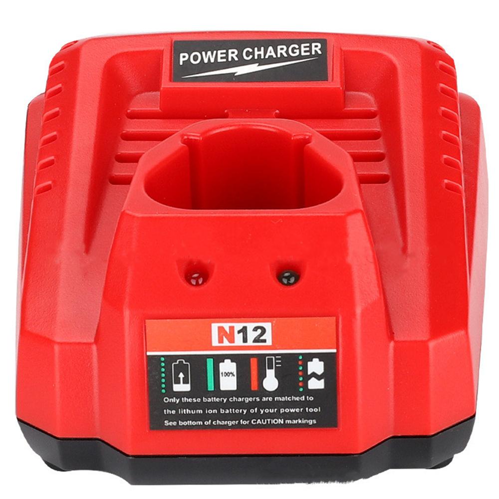 10.8V 12V Li-Ion Replacement Battery Charger For Milwaukee M12 48-11-2402 Lithium-Ion Battery
