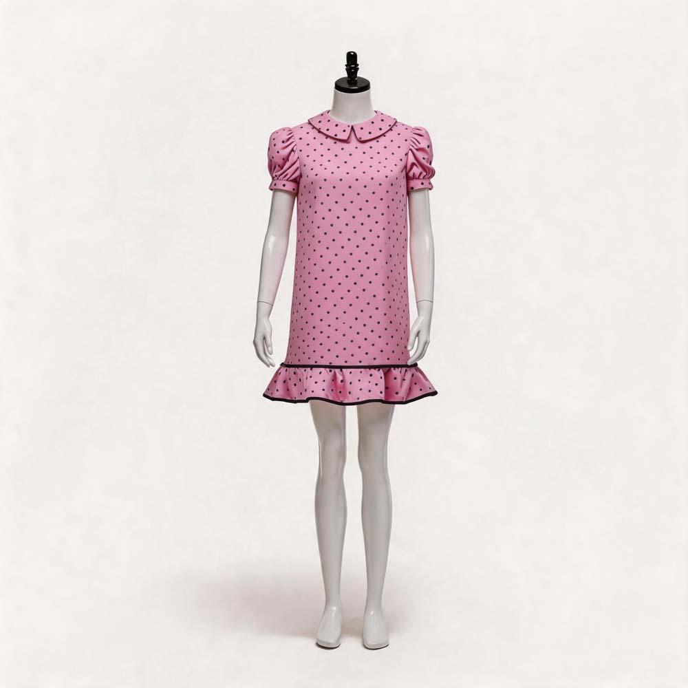 Sally Brown Cosplay Pink Dress Peanuts