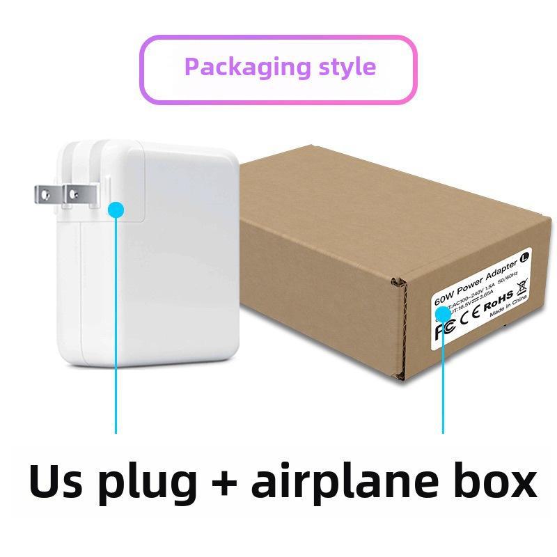 

Совместимо с зарядными устройствами для ноутбуков Apple: 45 Вт, 60 Вт, 85 Вт, 61 Вт, 87 Вт, 96 Вт для быстрой зарядки US plug, 45W L head