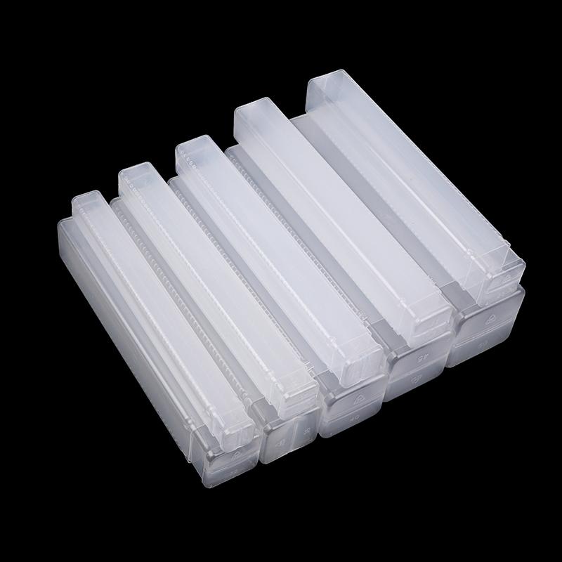 5Pcs Plastic Drill Bit Packaging Box Milling Cutter Box Square Packaging Box Storage Boxes Telescopic Box For Milling Cutters