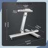 Adjustable Ice Fishing Rod Holder, Freestanding Winter Holder Made of Metal.