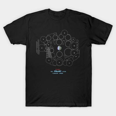 Men Black Print T-shirt It'S Pronounced &Quot;Piert&Quot; - Mid-80S Kit No-Cut Transfer Paper Print Cotton Tshirt