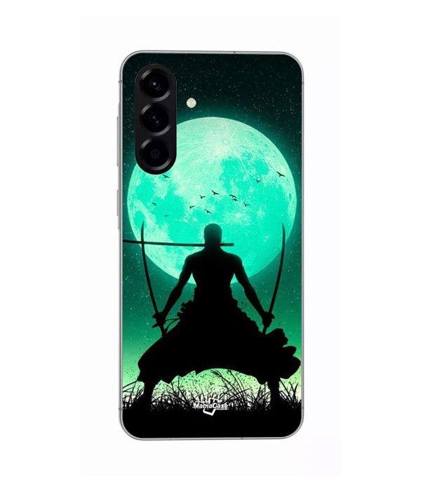 Coque Pour Samsung Galaxy A36 roronoa zoro triple épée pleine lune Maniacase