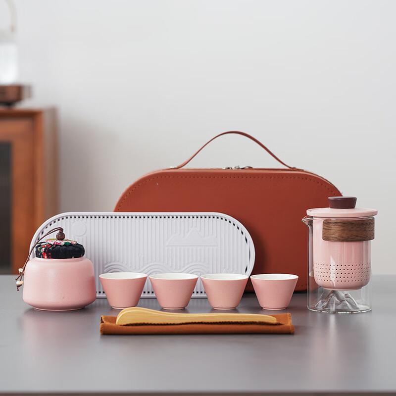 Zhuang Luhuapin Portable Chinese Ceramic Travel Tea Set