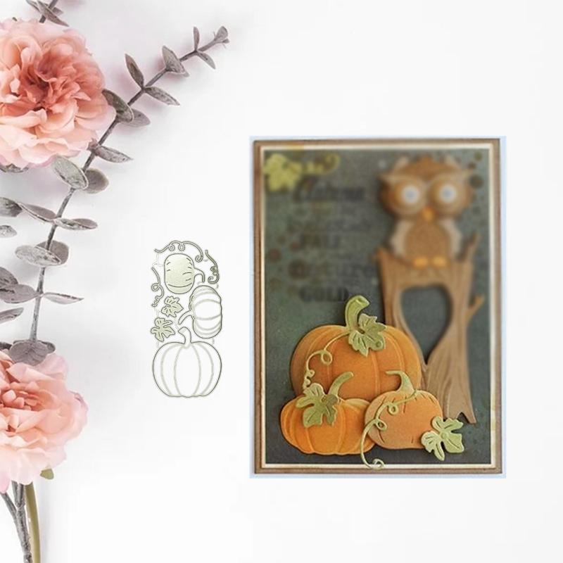 Hollow-out Pumpkins Die Cuts Embossing Cutting Dies Templates for Kid Card Making DIY Scrapbooking Album Party Favors