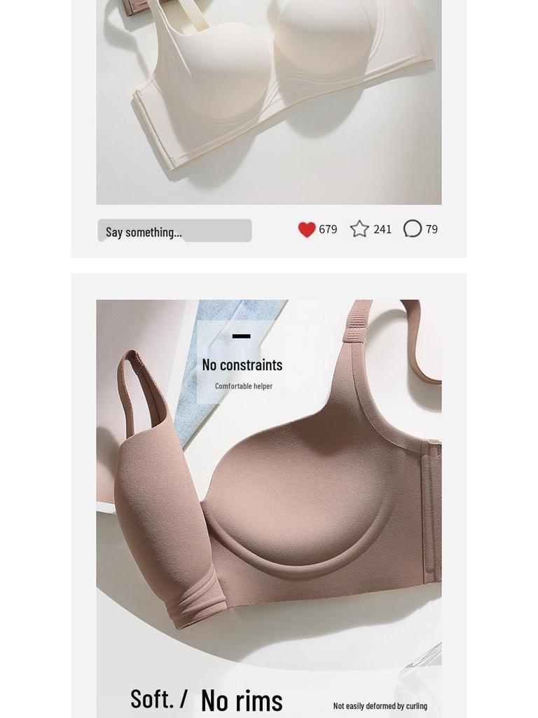 Seamless Push-Up Bra: Wire-Free, Lifting, Breathable, Comfortable, Fashionable, Sexy for Women