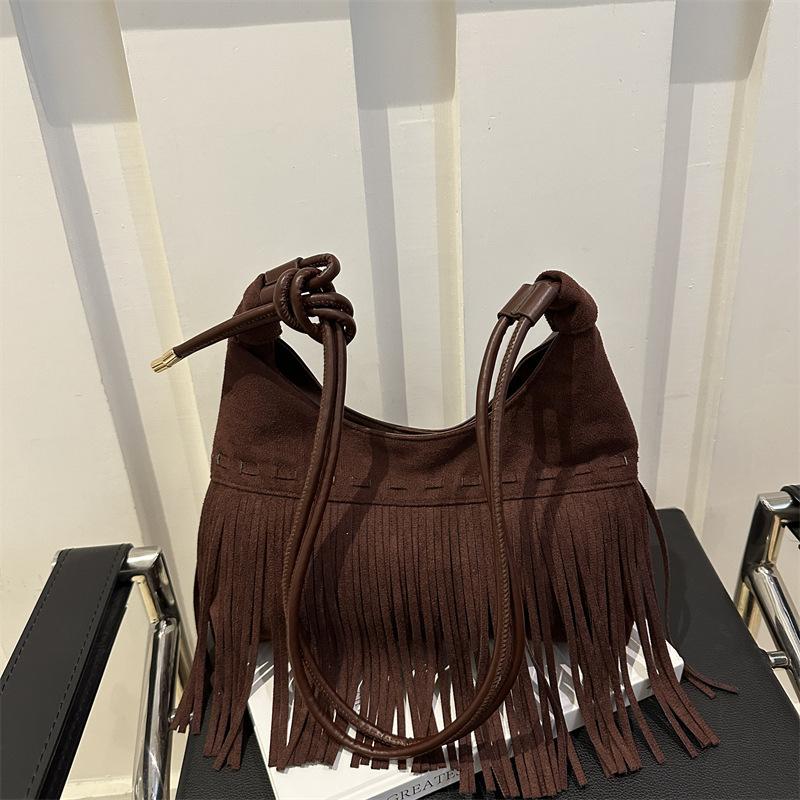 New 2025 New Retro Popular Women Fashion Personality Foreign Style Large Capacity Simple Shoulder Crossbody Tote Bag