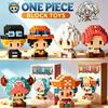 Anime  Character Micro Building Blocks Sun God Nika Luffy Zoro Ace Buggy 3D Assembly Mini Bricks Figure Model Toys