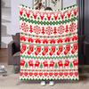 Christmas Creative Throw  Flannel Print Blanket Super Soft Cozy Sofa Nap Home Blanket Perfect Home Gift for Her