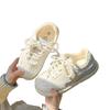 Versatile chic shoes thick baseplate shoes women's spring and summer 2025 new retro German training shoes leather white shoes