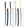 Demon Slayer: Kimetsu No Yaiba Nichirin Sword Tomioka Giyuu Zenitsu Agatsuma Tanjiro COS Anime Weapon Props Toy Wooden Sword