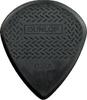 Jim Dunlop Jazz III Nyon Max Grip Picks Jazz III Max Grip Stiffo with Musent Custom Players Picks (24-Pack) - (Three) Picks, (Hard) Nylon, Black,