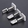 4 Pieces Stainless Steel Fin Screw Fin Screw Plate Set