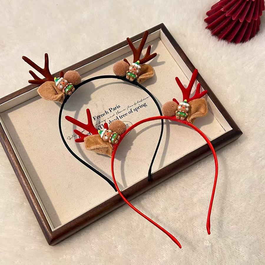 Mori Style Reindeer Antler Fairy Headband: Women's Christmas Hair Clip Decoration Props