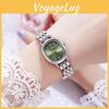 Damen-Ovale Grüne Uhr Mit Quarzwerk Und Wasserdichtem Design Für Modische Damen