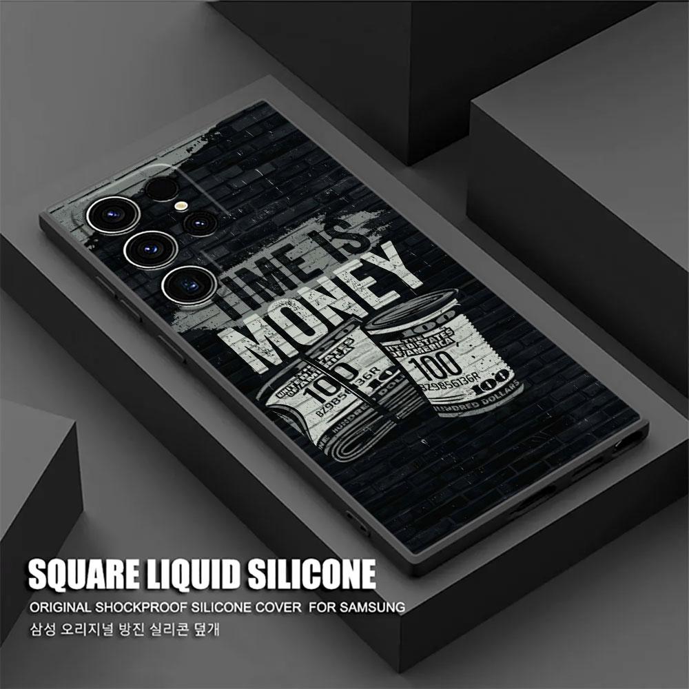 Cash Dollars Pictures Printing S26Ultra Case For Samsung Galaxy S26 S25 S24 S23 S20 S21 FE S22 Ultra Plus Cases Soft Phone Cover