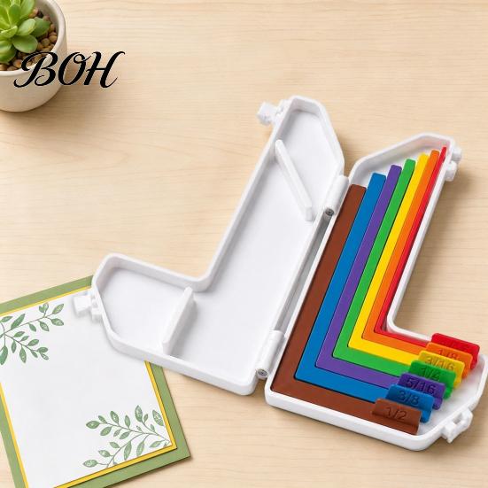 7 Scale Spacing Ruler 1 Set Alignment Guide Tool, Spacers 1/16 1/2 Inch for Card Making Precise Paper Crafting, Scrapbooking DIY Kit with Storage Box