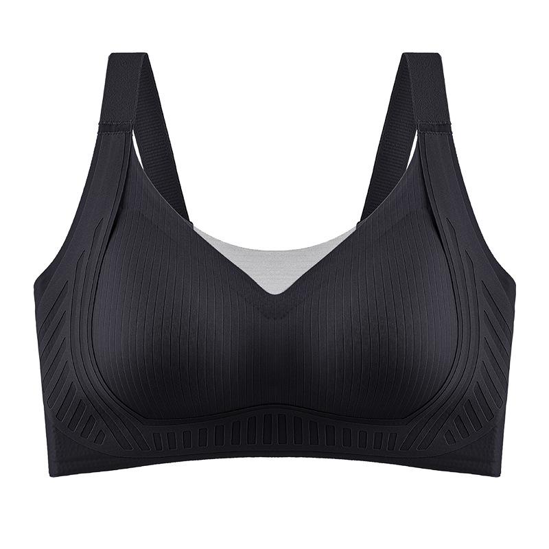 Beautiful Back Bra, Seamless Underwear, Fixed Cup, Back Buckle, Small Chest, Large Chest, Gather and Close the Sub-breasts, Anti-sagging,thin Shoulder