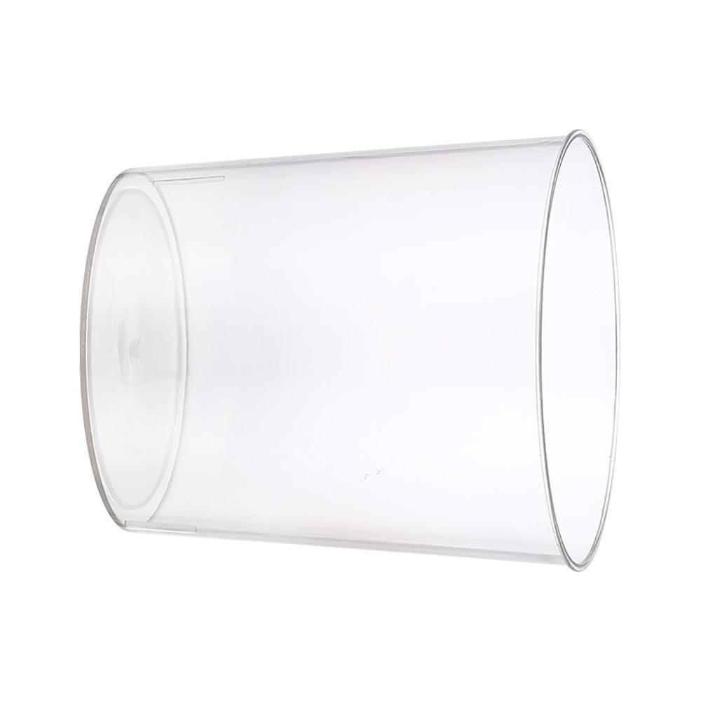 Plastic Transparent Trash Can Round Shape Flower Clear Vase Clear Garbage Container  Bedroom