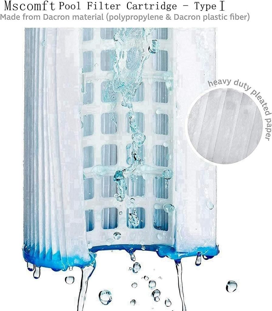 Type I Filter,Filter Cartridge Bestway I 58093,Flowclear 58381/58511E,Summer Waves Funsicle RX330 SFX330,P53RX0330000 Spa Filter